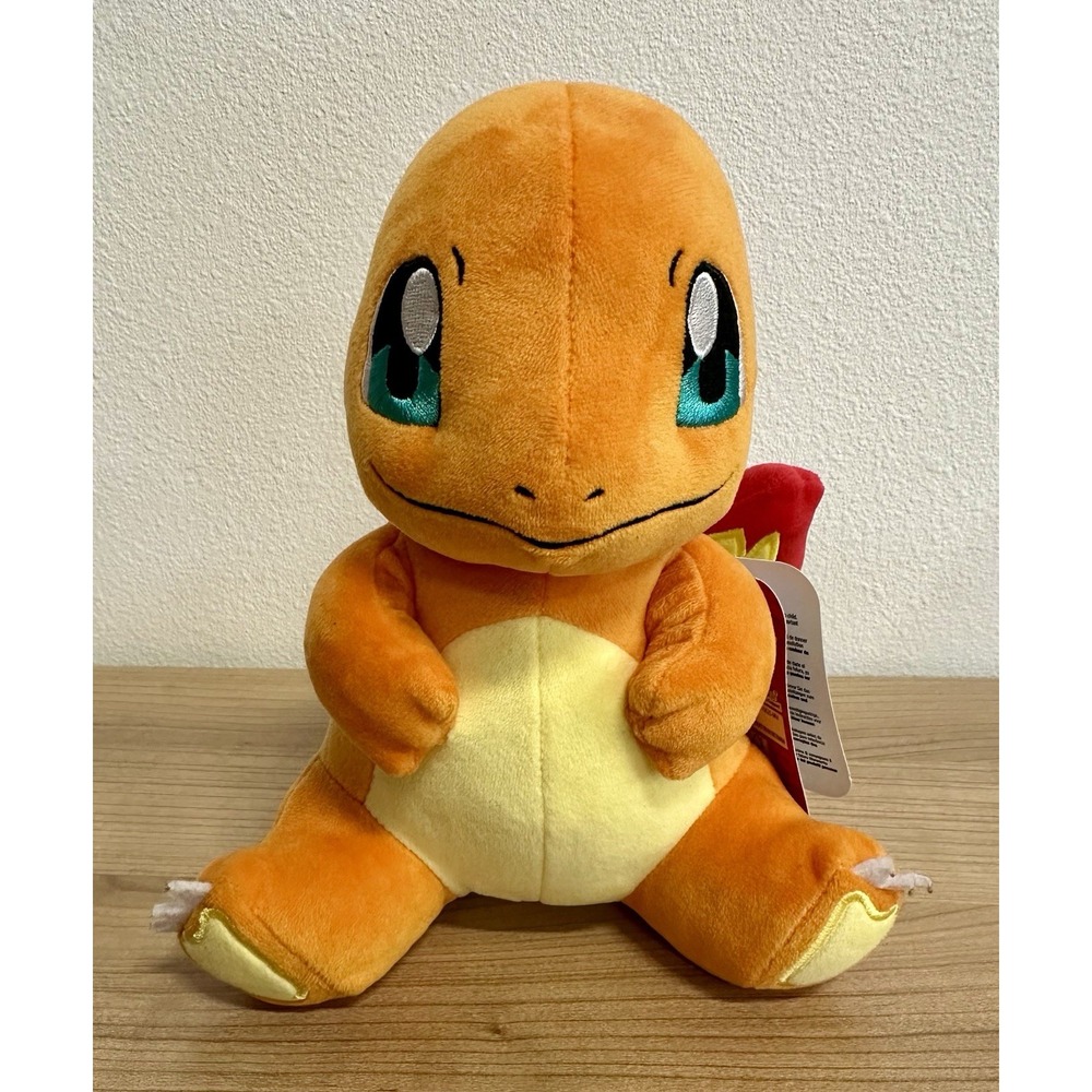 NEW Pokémon Charmander Plush Toy Stuffed Animal Jazwares 7" NWT
